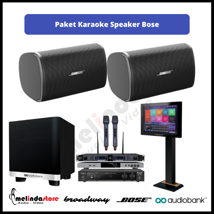 Paket Karaoke Murah Speaker Bose - Lengkap